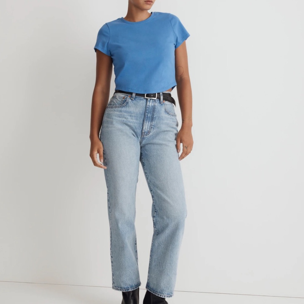 Madewell Curvy 90s Straight Medium Wash Jeans Women’s Size 28 - Picture 6 of 8